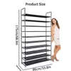 Youzi 10tier Shoe Rack förvaringshylla fristående rack för bekväm organisation689 x 236 11 i 240130