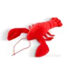 15-35cm simulação série de frutos do mar pelúcia caranguejo lagosta brinquedos criativos travesseiro crianças recheado mar animal boneca 240118
