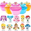 Anime Catch Teeneping Shining Gem Series Figure Figure Cartoon Royal Rubik Cube Model Dolls Prezenty urodzinowe 240130