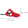 Hundkläder baseballmössor med justerbar hakrem för valp små hundar utomhus sport hattar sol hatt öronhål (storlek)