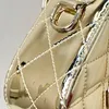 Ny Flap Bag Star Coin Purse Shoulder Bag Mirror Calfskin Chain Crossbody Fashion Designer Clutch Purse Mirror Quality 10a Metallic Light Gold Tone Luxury Tote