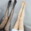 Meias de grife meias de luxo meias de grife para mulheres meias de marca design de letras cor sólida fina anti-prostituta meias pretas sexy Namoro usar meia-calça muito agradável