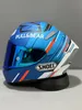 Shoei Integral X14 X-14 X-Spirit Alex Marquez 73 TC-02 Casco de Moto Visera antivaho Hombre Montando Coche Casco de Moto de Carreras de Motocross - Casco NO ORIGINAL