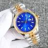 Luksusowe designerskie zegarki męskie Top marka 42 mm moda na rękę Złote mężczyźni Watch na urodzinowy prezent świąteczny męski 316L Zespół ze stali nierdzewnej Wysokiej jakości