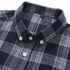 Men Shirt Plaid Flannel Oversize 6XL 7XL 8XL 10XL Plus Size Fashion Casual Loose Long Sleeve Cotton Soft Dress High Quality 240201