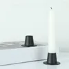Kerzenhalter, Kerzenhalter, Heim-Esstisch-Dekoration, 4-teilige Basis, langlebiger Stab, hohe Qualität