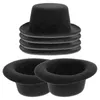 ملابس الكلاب 6 PCS Mini Cowboy Hat قبعات صغيرة للحرف اليدوية الكلاب المتوسطة أعلى قبعات القماش القابلة للاستبدال