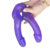 Double Dildo Flexible Soft Cock G-spot Toys Anal Plug Sex Toys for Women Gay Lesbian Vagina Double Ended Dong Artificial Penis 240130