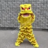 Single Lion Dance Mascot Costume Adult Children Lion Awakening Outfit of Traditional Chinese Folk Performance Props Complete Set