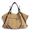 Women Canvas Messenger Bags Female Crossbody Solid Counter Bag Fashion Designer Presumbag Large Carty Tote 240124