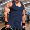 Herrtankstoppar män sport Vest Slim Fit Workout Shirt Premium ärmlös komprimering för intensiv fitness solid färg gym