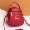 Women Crossbody Bag Mini Shoulder Messenger Handbag Soft Leather Phone Change Purse Luxury Designer Famous Brand 240124