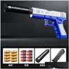 Gun Toys M1911 Throw a Shell Soft Bullet Gun Kids Toy Gun Dart Blaster Pistol Manual Airsoft Gun With Silencer