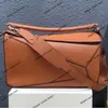 Bolsos de hombre de diseño de 10a para hombres nuevos bolsos de geometría de vaca