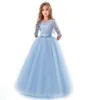 Summer Girls Princess Dress Teenage Children Long Evening Party Wedding Dress Kids Dresses For Girls 8 9 10 12 14 Year 40 T2007091207052