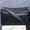 10a top designer tas heren handtassen nieuwe koeienhuid grote geometrie tas high-end versie 1: 1 echt lederen gesplitste handtas handtheld met enkele schouder crossbody tassen