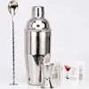 550ml750ml Stainless Steel Cocktail Shaker Mixer Drink Bartender Kit Bars Set Tools With Wine Rack Stand Tool for Birthday Gift 240123