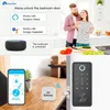 Smart Lock SmarDeer Electronic ForLock With Alaxe And Google Assistant Voice Control Unlocking Via Fingerprint/Code/RFID