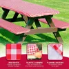 Bordduk monterad picknickduksskydd med bänkskydd och sittplatser tillbehör