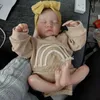 NPK 19 polegadas Levi Reborn Baby Doll Já Pintado Terminado Dormindo Nascido Tamanho 3D Pele Veias Visíveis Arte Colecionável 240122