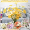 Decorative Flowers 5PC Artificial Flower Baskets Props 5 Small Simulation Decoration Branch Daisy Large Silk Floral Arrangements