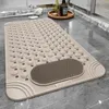 Tappetino da bagno per doccia Massaggiatore per piedi con ventose antiscivolo Tappetino da bagno Spazzola per massaggio con ventosa in silicone per uso in bagno 240130