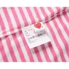 24SS Desginer Cdgs T Shirt Commes Des Garcons Heyplay fashion brand love pink Long Sleeve Striped t-shirt mens and womens cotton round neck bottomed shirt lovers wear