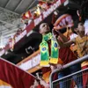 Bandanas 2st Scarf Flag Brasilien fans Fotbollsevenemang jublande rekvisita fotbollsspel stickade party gynnar
