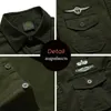 Spring Autumn Men Long Sleeve Cargo Polo Shirt Men Casual Fashion Cotton Shirt Men Tactic Military Embroidery Tops Plus Size 6XL 240125