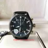 ZF Factory Super Quality Mens Watch 44 mm Pilot's Top Gun IW389001 Chronograph Sapphire Ceramiczne zegarki Cal..89361 Ruch mechaniczny automatyczne na rękę mężczyzn