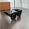 النظارات الشمسية المليونير M96006WN Mens Fashion Classic Square Full Black Million 1165 نظارة للرجال للنساء في الهواء الطلق مصمم حماية UV أعلى جودة