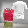 Heren T-shirts Effen kleur bedrukt Tenniskleding Ademend Hoofd Badminton Sport Golf Fitness Korte mouw