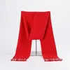 Scarves Ligentleman 2024 Happy Year Red Scarf