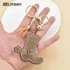 Keychains Cute Chihuahua Dog Butterfly Shoes Love Goblet Cat Skull Crystal Metal Keychain For Women Bag Pendant Charms Accessories Jewelry