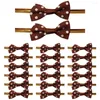 Moules de cuisson 100pcs Bowknot Tie Twis Ties pour gâteaux Candy Cookie Sacs Scellage Bakeware