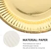 Disposable Dinnerware 20 Pcs Party Paper Plate Trays Accessories Plates Flatware Tableware Cups Round Cutlery