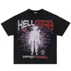 مصمم رجال هوديز Hellstar Hooded Pulover tshirts سروال قصير السراويل فضفاضة ملابس غير رسمية Jogger S-XL