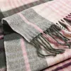 Frauen Warmer klassischer Gitterschal Mode Lässig Kaschmir Paar Plaid Winter Herren Business Unisex Schalldämpfer Hijab 240201