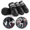 Chaussures pour chiens de compagnie, pour le sport, la montagne, portables, semelles en PVC, bottes réfléchissantes imperméables, parfaites, petites, moyennes et grandes, 240119