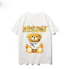 Men's T-Shirts Mochino Men T shirt Designer T shirts 100%Cotton High quality Tee Men Womens Designer T-shirt Bear Printed Fashion Mman Short Sleeve US Size S-XXL