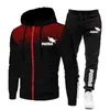 Men's Tracksuits Set Autumn And Winter Two-piece Hoodie Drawstring Pants Casual Running Sportswear Classic Women's