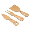Knives Jaswehome Arrival 3pcs/Set Stainless Steel Cheese Cutlery Cutter Slicer Tools Set Cake Butter Dessert Knife