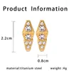 Stud Oorbellen Mode Grote Kristallen Slang Vorm Voor Vrouwen Elegante Vergulde Strass Hangende Sieraden Kerstcadeau Z601