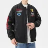 Men Jacket Bomber Spring Plus Size 6XL 7XL 8XL Oversize Black Street Baseball Coats Motorcycle Loose Male Thin Windbreaker 240130