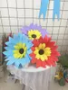 Decorative Flowers Simulated PE Large Flower Sunflower Home Decor Interior Po Booth Backdrop Spring Decoration High Quality Artificial