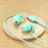 Sleep Wired Earphone with Small Silicone Earcaps Microphone in Ear Style Noise Cancelling