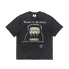 T-shirts pour hommes Vintage Marilyn Manson à manches courtes Marque tendance VTG Lavé Vieux T-shirt pour hommes