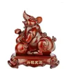 Decorative Figurines China Zodiac Signs Animal Ornaments Resin Sculpture Home Living Room Bedroom Statue