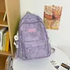 Sacs d'école sac à dos femme cartable pour adolescentes sac à dos étudiant ours motif mignon multi-poches femme voyage livre sac