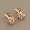 Boucles d'oreilles en peluche vintage drop 2024 tendance naturelle cubique zircon gold joelry luxe petite petite femme mignonne belle belle